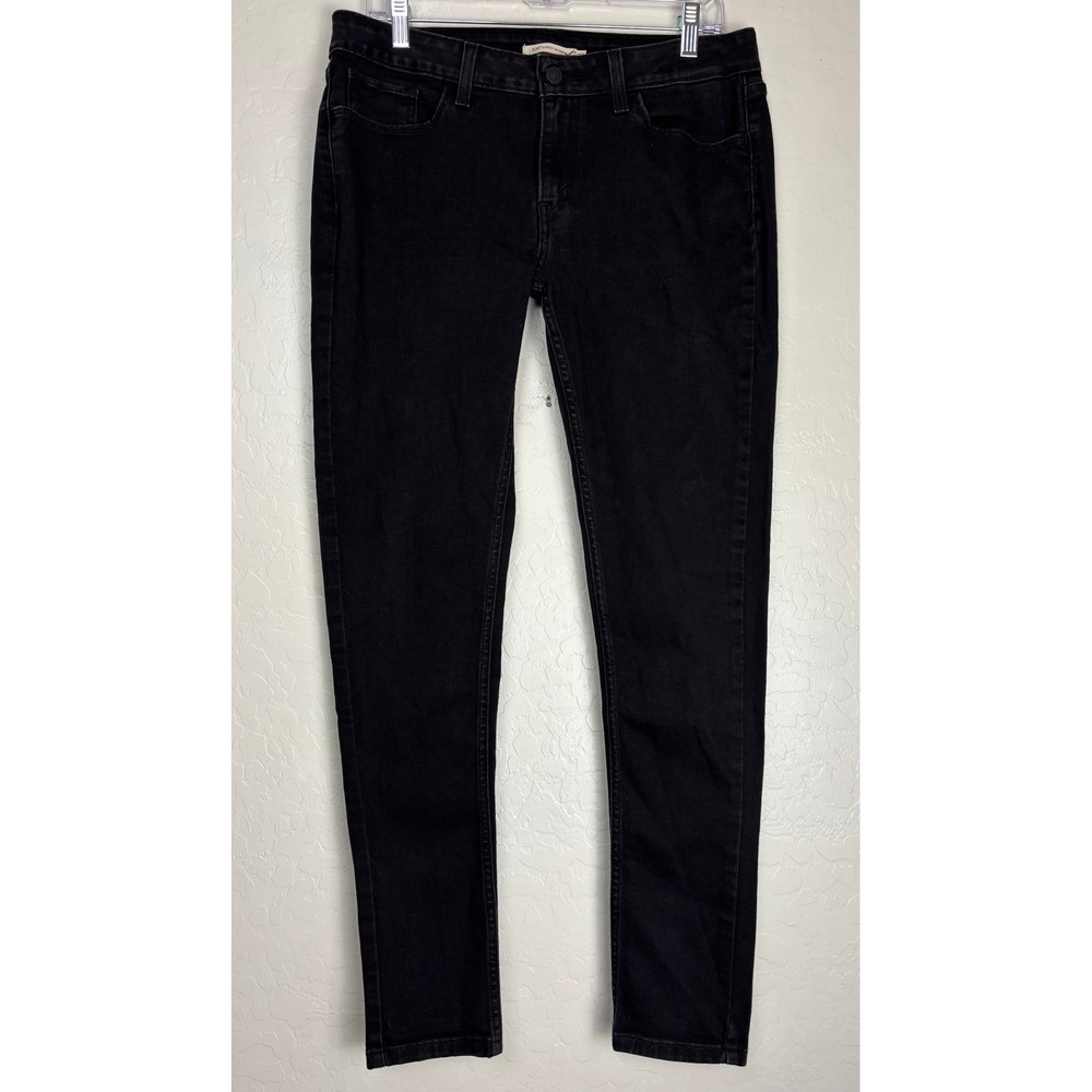 Levis 535 Super Skinny Jeans Womens 32x30 Black Denim 2891